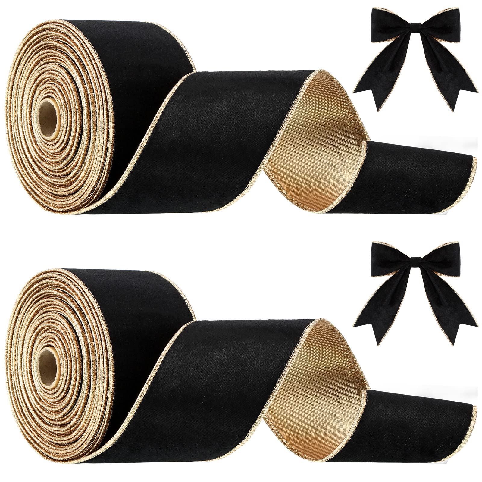 kyrmp【LETICIA】Ribbon-VELVET(blown) Amazon.com: Lyrow 2 Rolls Christmas Velvet Ribbon 2.5 Inches